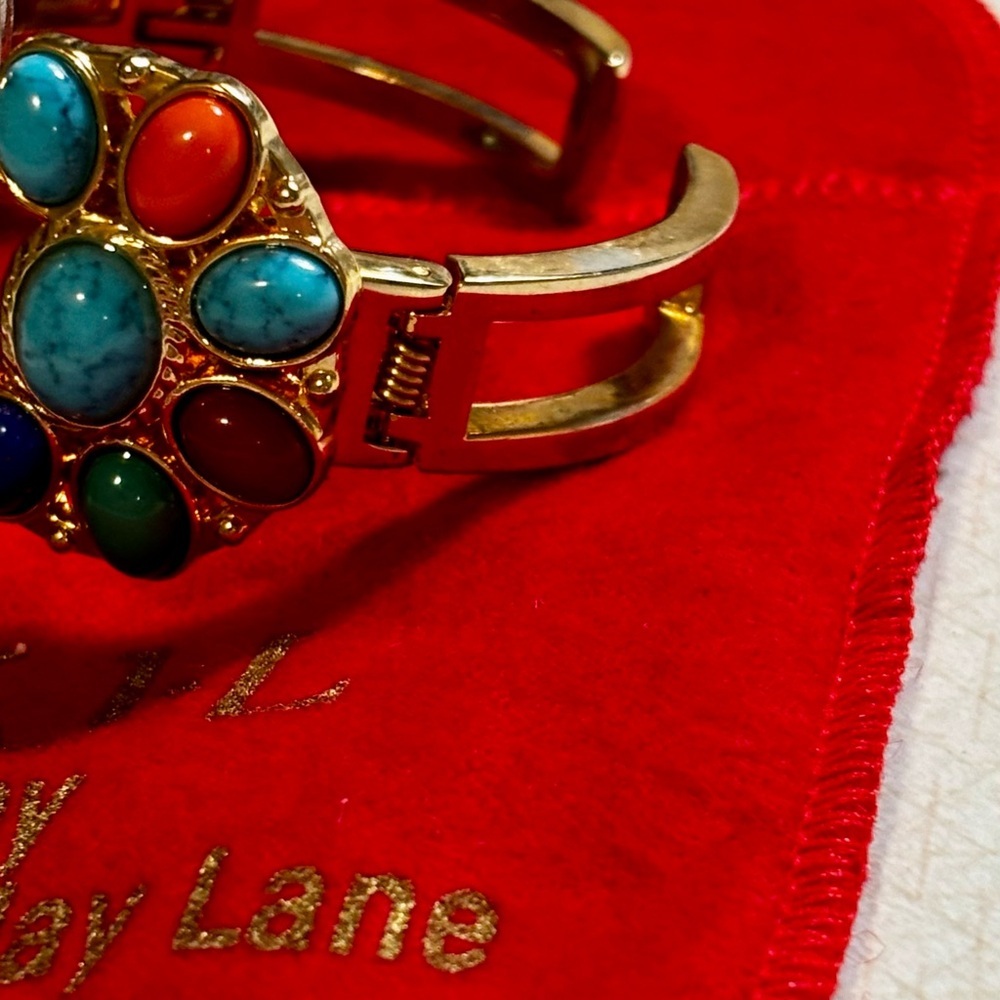 Kenneth Jay Lane Vibrant Gemstone watch NEW never worn - Picture 4 of 7